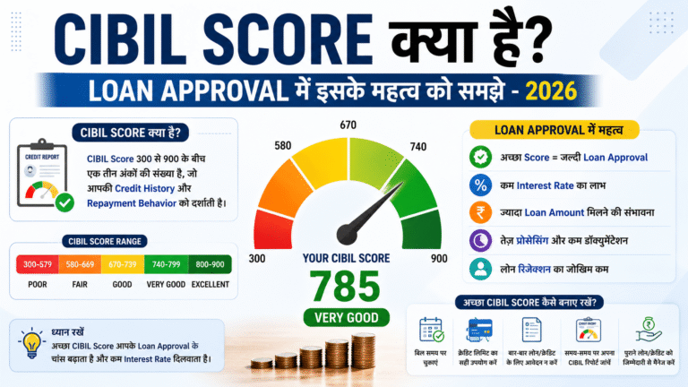 Cibil Score क्या है? Loan Approval में इसके महत्व को समझे- 2026