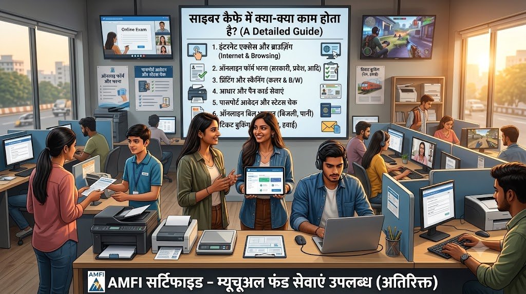 Services of Cyber Cafe shop
