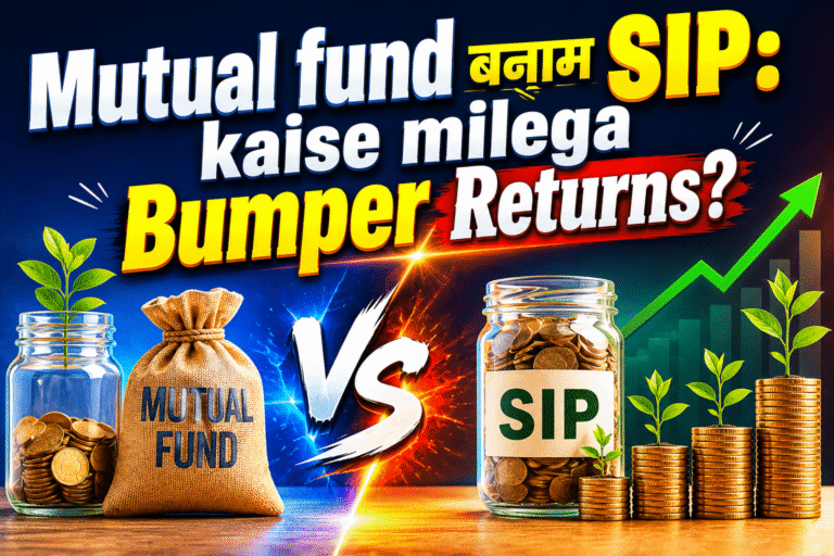 Mutual fund बनाम SIP: kaise milega Bumper Returns?