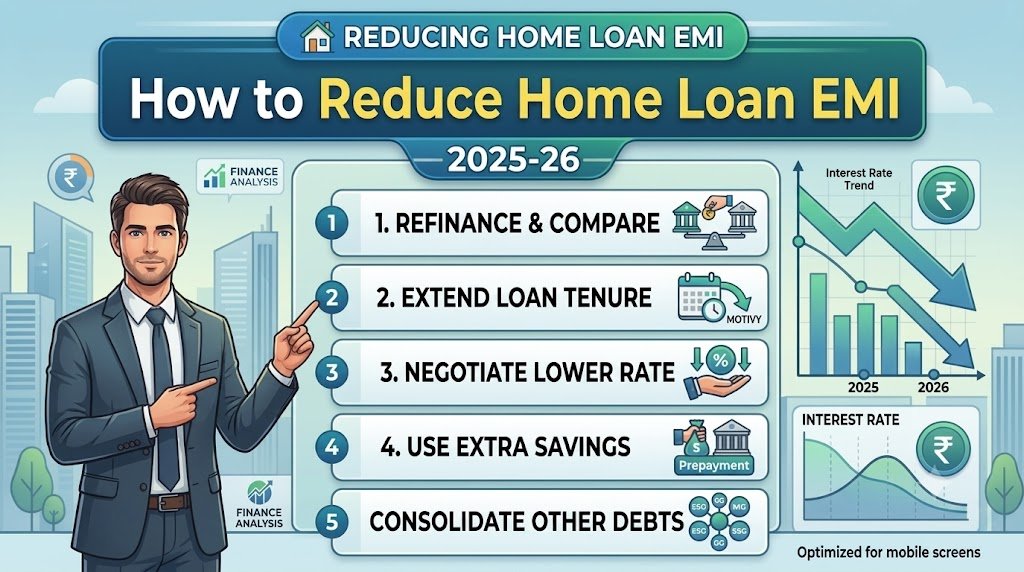 You can reduce your home loan EMI