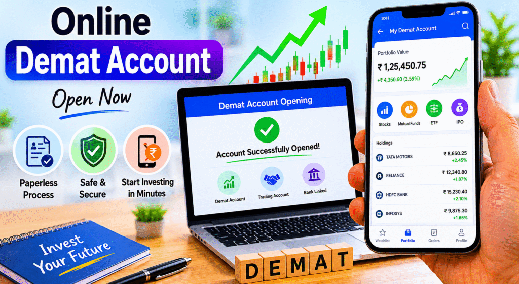 How to open demat online Account