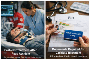 Cashless treatment after road accident in India with immediate medical support