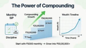 5000 monthly SIP compounding chart India