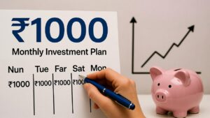 ₹1000 Monthly Investment Plan Illustration 