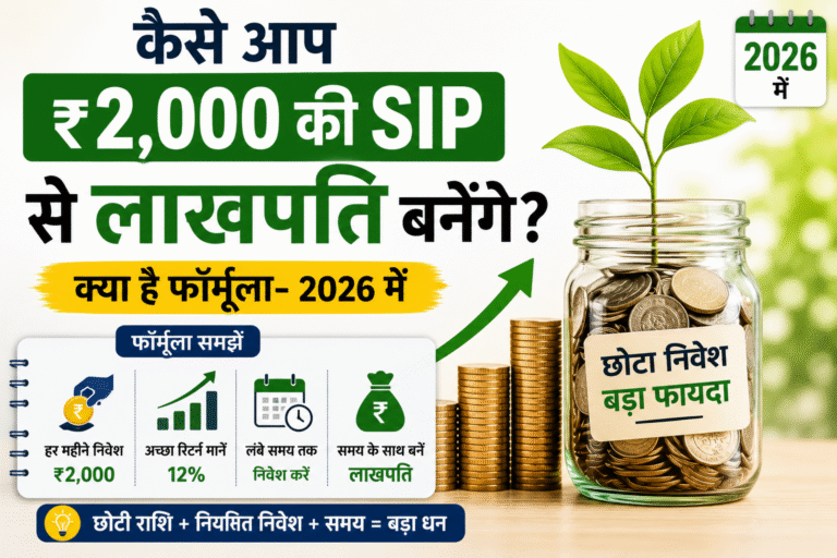 Rs. 2,000 SIP investment formula