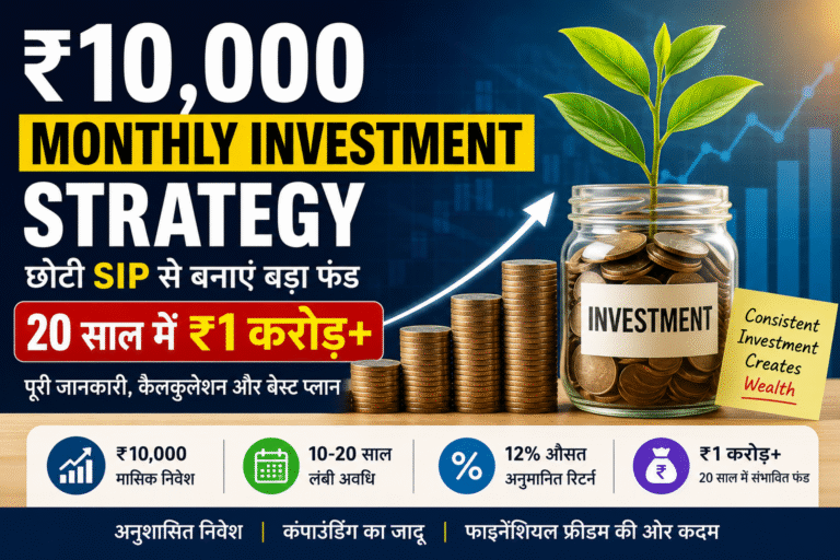 ₹10,000 Monthly Investment Strategy: 10,000 monthly, बनो करोड़पति 