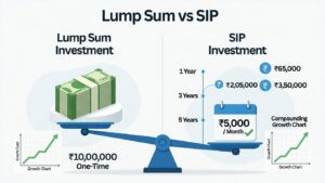Lump Sum vs SIP निवेश तुलना चित्र