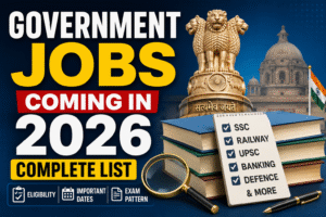 government jobs coming in 2026 complete list ssc railway upsc banking defence jobs india