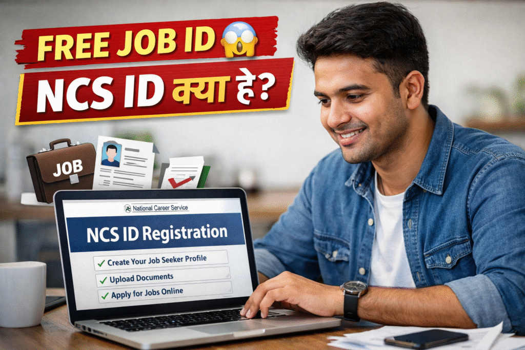 NCS ID kya hai aur kaise banaye National Career Service job registration process India