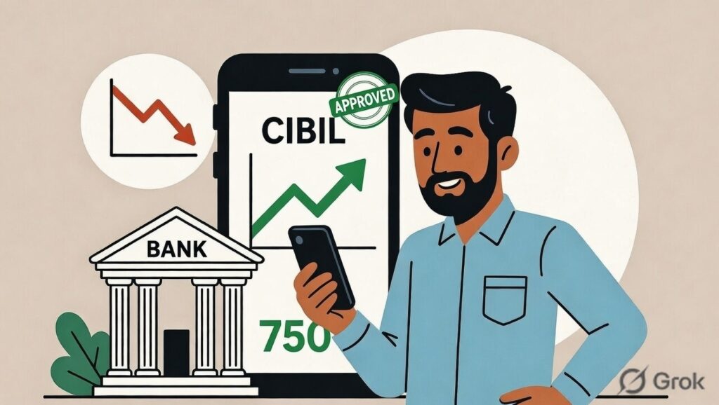 750 cibil score kaise hoga