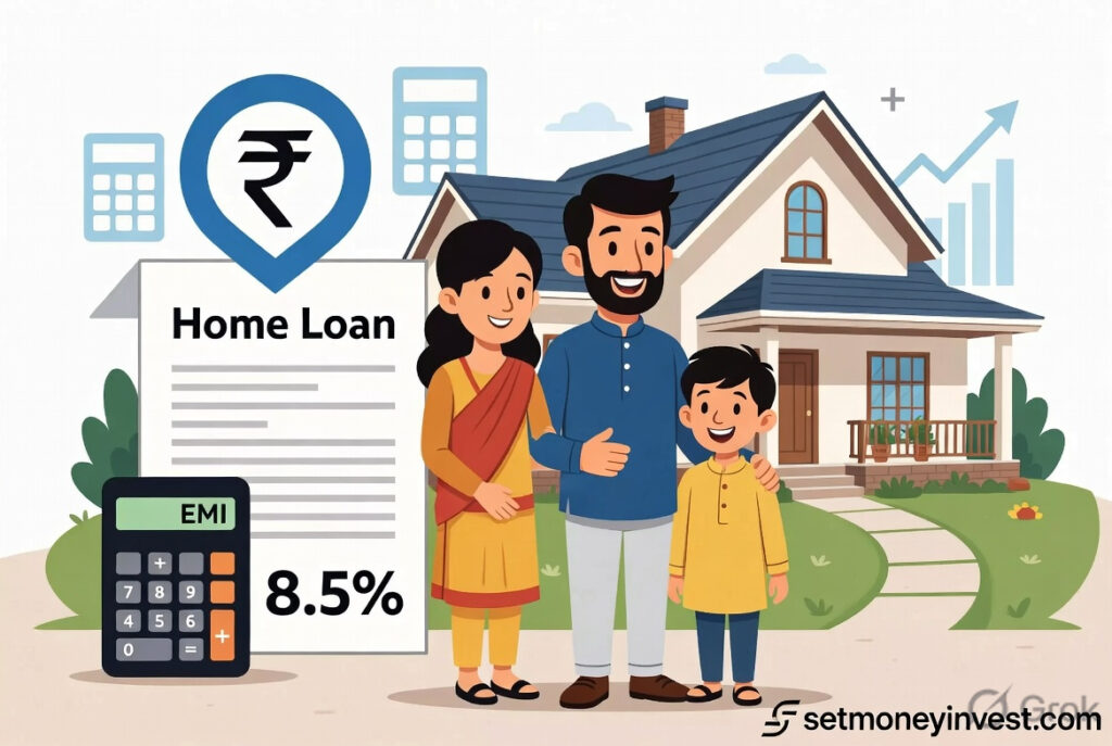 Home Loan Interest Rate 2026 India EMI calculation house loan guide