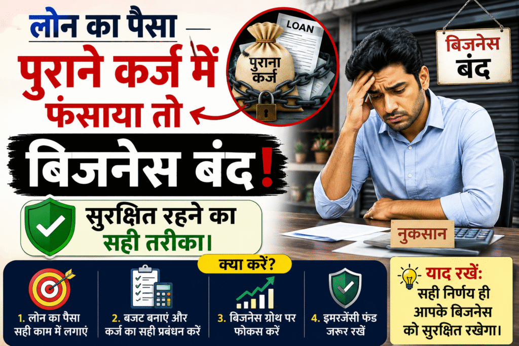 लोन का पैसा पुराने कर्ज में लगाया❌ बिजनेस खत्म