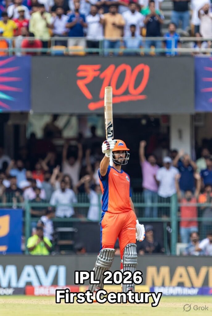 IPL 2026 first century Sanju Samson
