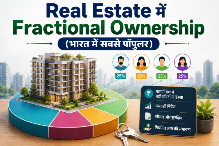 Real Estate में Fractional Ownership (भारत में सबसे पॉपुलर)–2026 गाइड